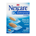 Clear Waterproof Bandages Assorted 20'S