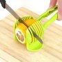 1PC Lemon Tomato Tomato Potato Round Plastic Slicer Restaurant Kitchen Fruit Cooker