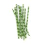 Kikkerland Bamboo Print Paper Straws