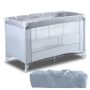 Portable & Foldable Cot Bed Bedside Baby Sleeper Baby CRIB-125X65X78CM