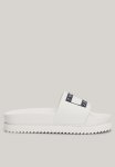 Tommy Hilfiger Elevated Flatform Slide - Ecru