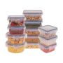 12-PACK Food Storage Containers Bpa-free Stackable Kitchen Set