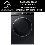 Samsung Black Ecobubble Ai Front Loader Washing Machine - 11KG