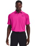Men's Ua T2G Polo - Rebel Pink 3XL