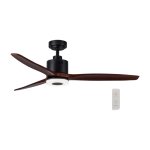 FCF044 Black wood Ceiling Fan