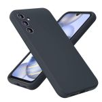 Liquid Silicone Back Case For Samsung Galaxy A35 - Space Grey