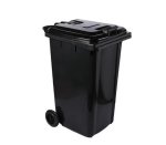 Wheelie Bin 240L Black Recycle Non Sabs