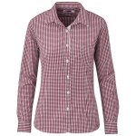 Ladies Long Sleeve Kenton Shirt Red
