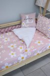 Toddler Bedding Zipper Bedding Pink Daisy