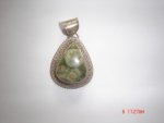 Rhyolite .925 Sterling Silver Pendant STSP64