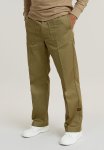 G-star Raw Regular Straight Pocket Chino Draper Dobby - Smoke Olive