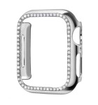 Kd Cover With Bling Crystal Diamonds PC Protective Frame 40MM Apple Watch Silver