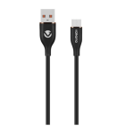 Volkano Flexi Series USB To Micro USB 1.5M 18W - Black