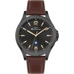 Ben Sherman Men's Brown Leather Strap Black Dial Watch