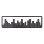 5 Flip-down Wall-mounted Creative City Buildings Hook Rack -XF0882