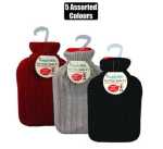 Hotwater Bottle W knitted Cover 2L