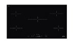 Smeg SE495ETD Univer Hob 90CM - Black Glass Ceramic