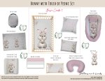 Cot Duvet Bedding Bunny With Touch Of Peoni