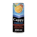 Cappy Sparkling Mango Orange 100% Fruit Juice Blend 330ML