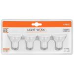 3W LED GU10 Warm White 4PK Globes