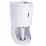 Toilet Roll Holder TR3 White Steel