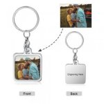 CAS102433 - Personalized Photo Keyring Stainless Steel