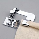 Silvery Iron Alloy Presser Foot For Sewing Machines - Durable Easy-to-install Accessory