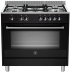 Rustica 90CM Rustica Gas Hob & Electric Oven - Black - 870-940 X 895 X 600MM
