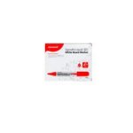 Monami Sigmaflo Liquid 221 Water-based Chisel Tip Marker - Red Box Of 12