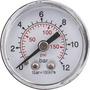Gav Pressure Gauge 40MM 1/4 Rear D4014R12