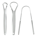 Ayurvedic Stainless Steel Tongue Cleaner scraper Set