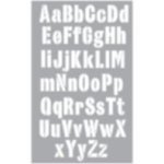 Stencil Alphabet