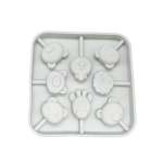 4AKID Small Silicone Lollipop Moulds - Baby Animals