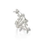 Four Stem Flight Ring - 18KT White Gold Vermeil