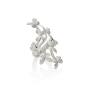 Four Stem Flight Ring - 18KT White Gold Vermeil