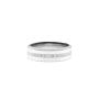 Emalie Ring Satin White Silver - 60