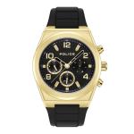 Salkantay Gold Face Black Silicon Strap Men's Watch PEWJQ2226702