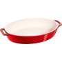 Staub Ceramique Oval Oven Dish 21 X 29CM Cherry