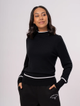 Black Crew Neck Sweater - L Black