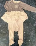 Naartjie Purple Polka Dot Onesie With Skirt 6 12M