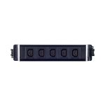5-WAY British Pwr Skt GST18 F m Plug 16A 240V Blk