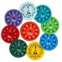 Math Fidget Spinner Number Round Math Fidget Spinner For Children - 18 Pieces