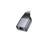 Type-c To RJ45 Otg Ethernet Adapter 100MBPS Compatible With Laptop UA35