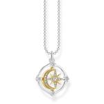 Necklace Moveable Moon & Star - 42CM Adjustable