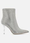 Iyanna-r Ankle Boot - Silver Crystal