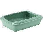 Moderna Arist-o-tray Litter Tray With Rim - Green jumbo Waggs Online Pet Shop
