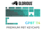 Glorious Gpbt Premium Pbt Keycaps - Rain Forest