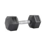 10KG Rubber Hex Dumbbell