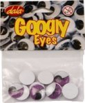 Dala Googly Eyes - Pink 15MM 10 Pack