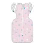 Love To Dream Swaddle Up Transition Bag Lite Pink Circles - M 6-8.5 Kg - Stage 2 Transitional - 0.2TOG